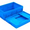 collapsible crate with wheels