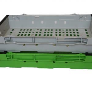 supermarket stacking and nesting trays crates